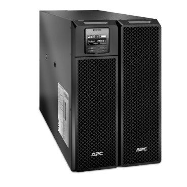APC Smart-UPS On-Line, 8kVA/ 8kW, Tower, 230V 3:1 and 1:1, 6x C13+4x C19 IEC outlets, Network Card+SmartSlot, Extended runtime, W/O rail kit